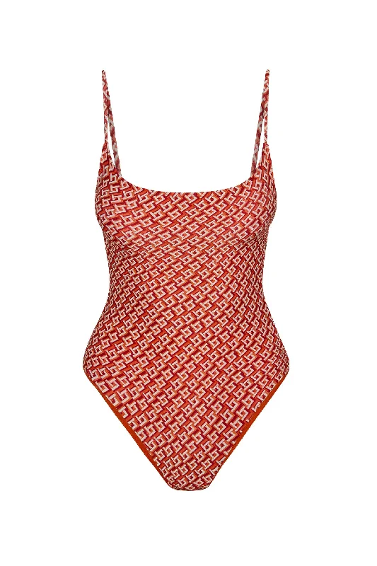 Bahamas One Piece - Lattice Geo