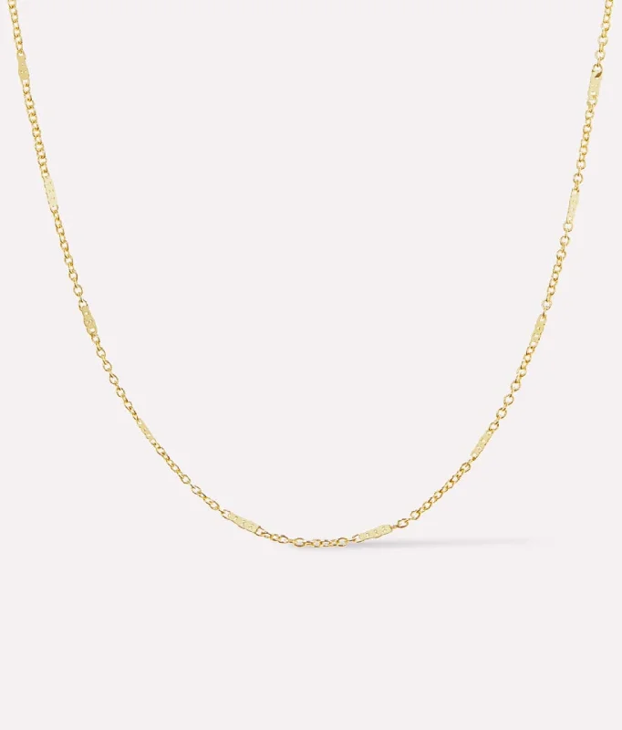 Bar Chain Necklace - Charlotte