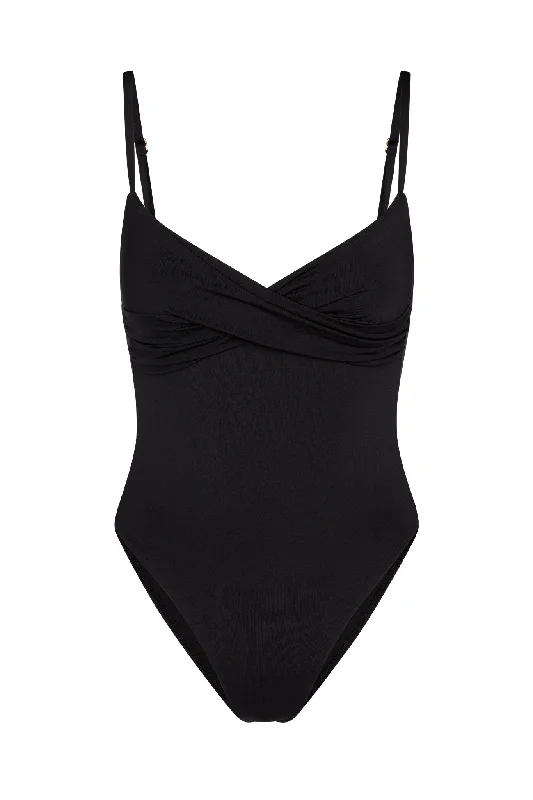 Bordeaux One Piece - Black