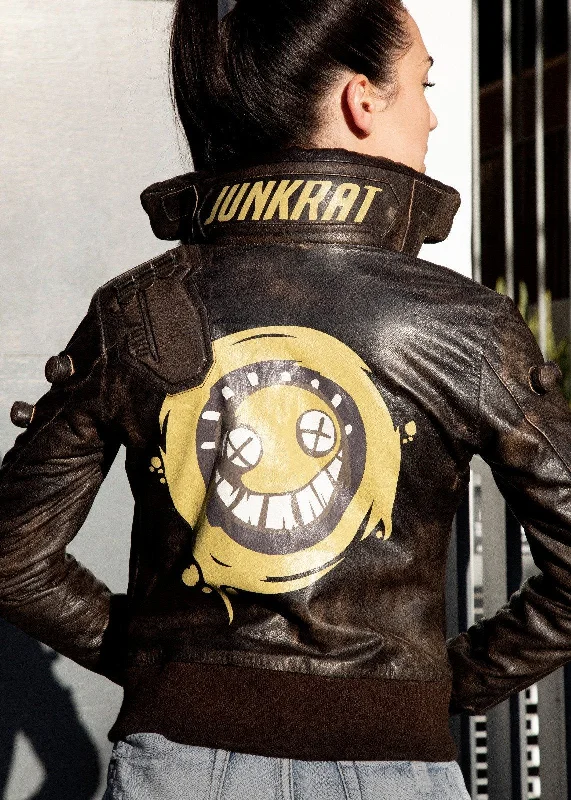 Womens Overwatch Junkrat Leather Jacket