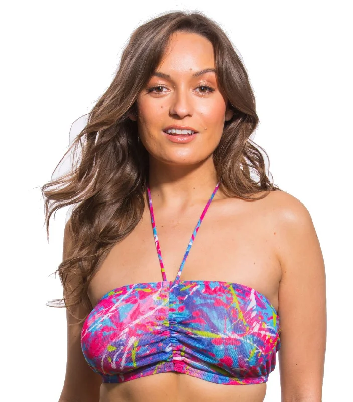 Carnival Tan Through Bandeau Bikini Top