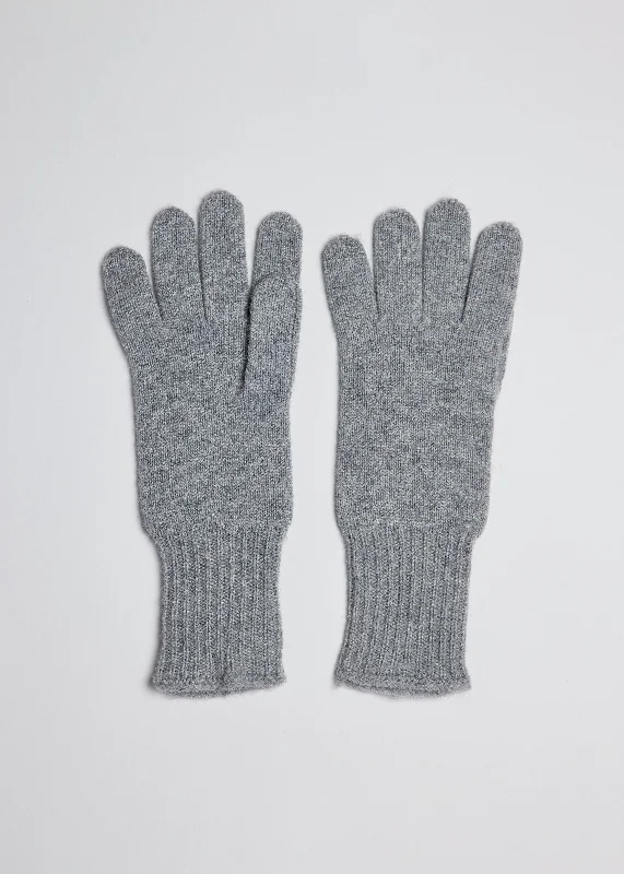 Cashmere Glove- Steel Grey