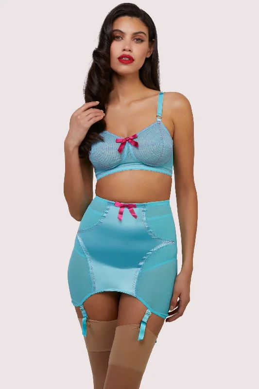 Cleo Contrast Stitch Mesh Spiral Retro Set