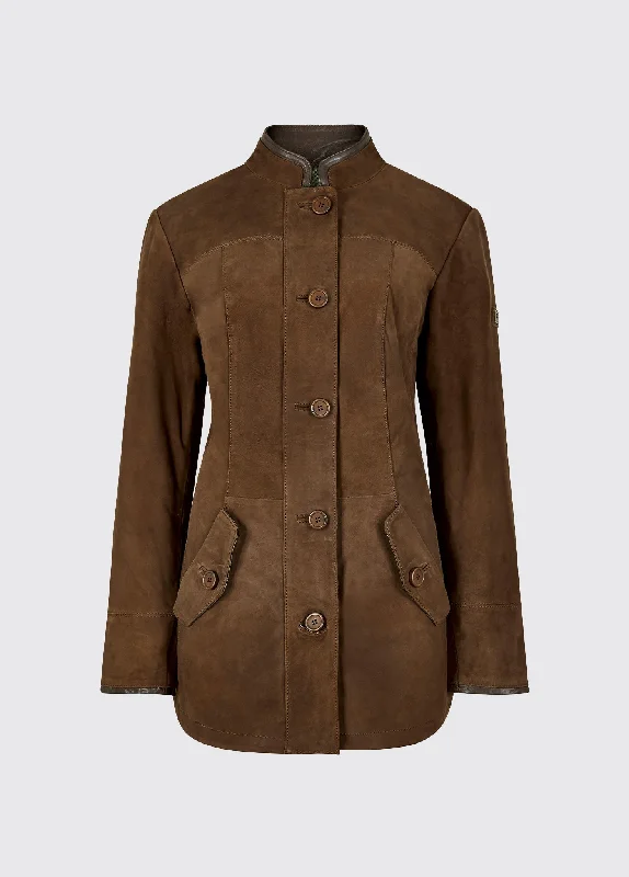 Joyce Lederjacke - Walnut