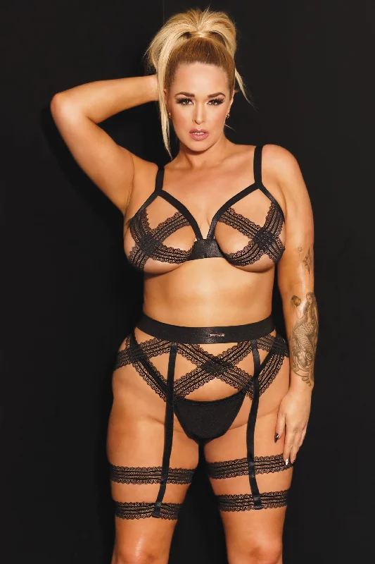 Do You Want It?  Plus Size Bralette Set