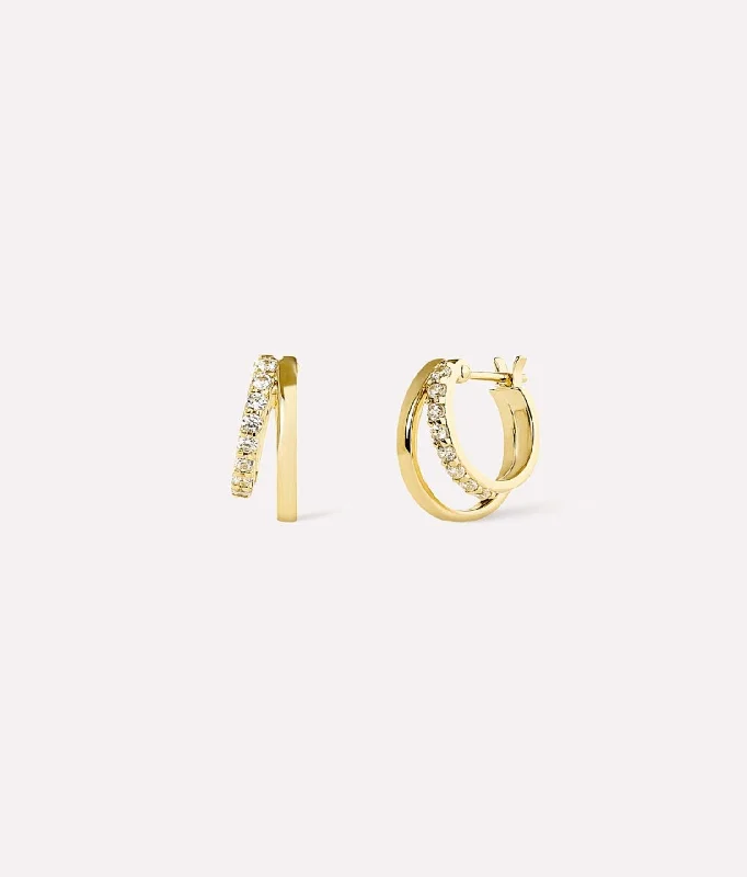 Double Hoop Earrings - Toda