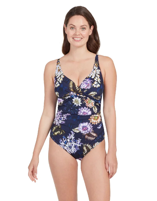 Enigma Mystery Classicback Swimsuit - Navy/Multi