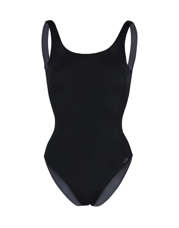 Regular U-Back Swimsuit - Black