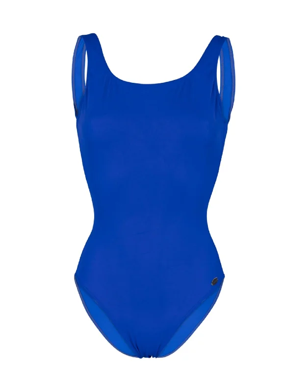 Regular U-Back Swimsuit - Royal Blue