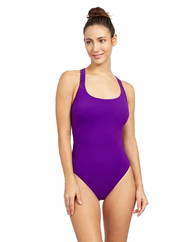 Free Sport Champion Round Neck Y-Back One Piece Swimsuit