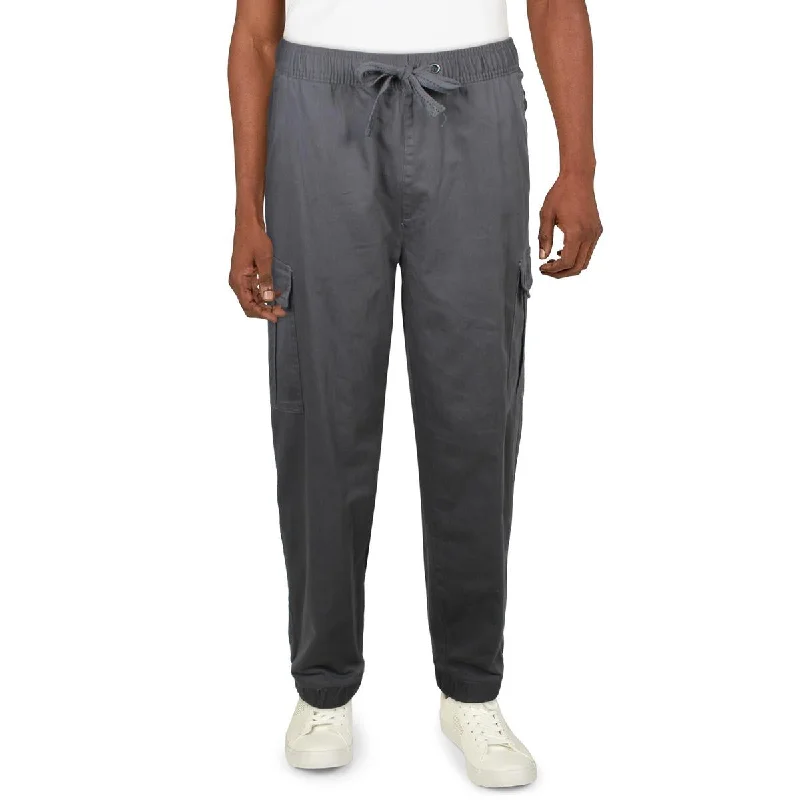 Galaxy by Harvic Mens Twill Pull On Cargo Pants