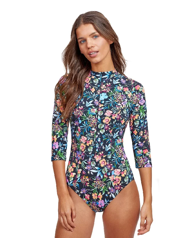 Gottex Modest High Neck Long Sleeve One Piece Swimsuit