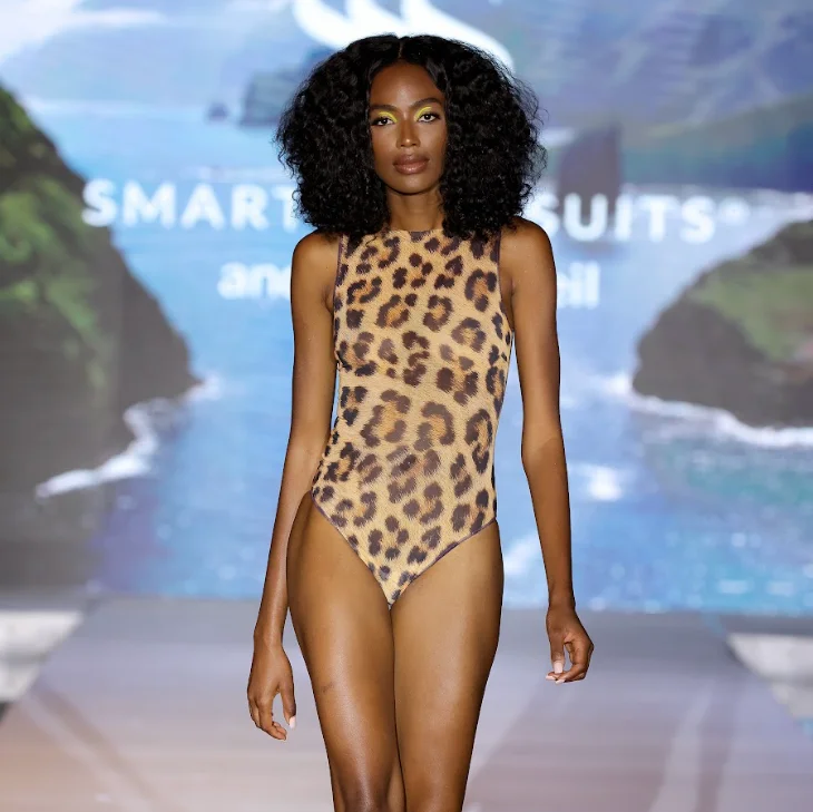 Leopard Sleeveless Swimsuit