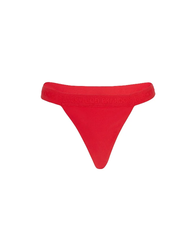 Logo Swim Thong