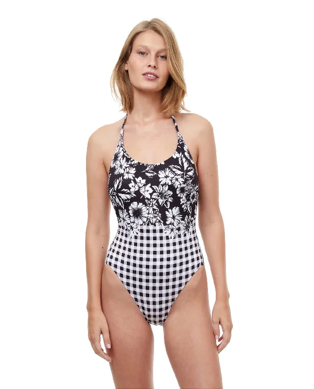 Luma Retro Glow Retro Halter One Piece Swimsuit