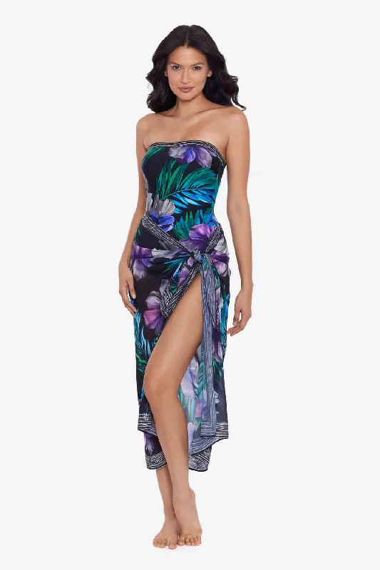 Flora Aura Scarf Pareo Swim Cover Up