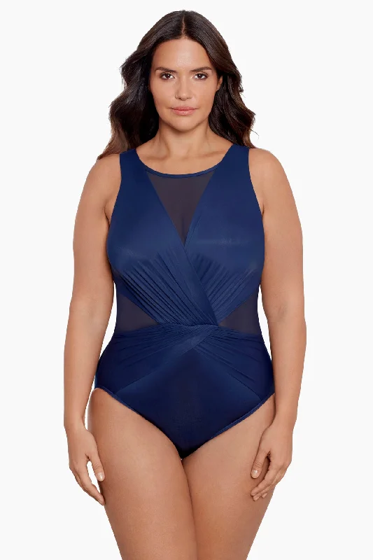 Plus Size Illusionists Palma One Piece Swimsuit