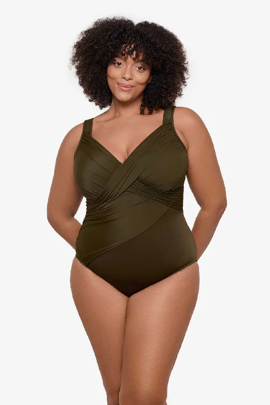 Plus Size Rock Solid Revele One Piece Swimsuit