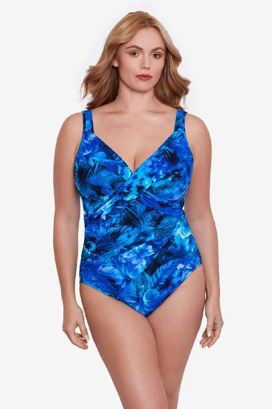 Plus Size Sous Marine Revele One Piece Swimsuit