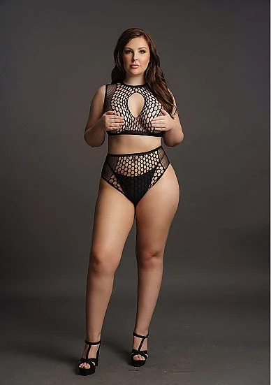 On Point! FISHNET Bra Top & Panty Set