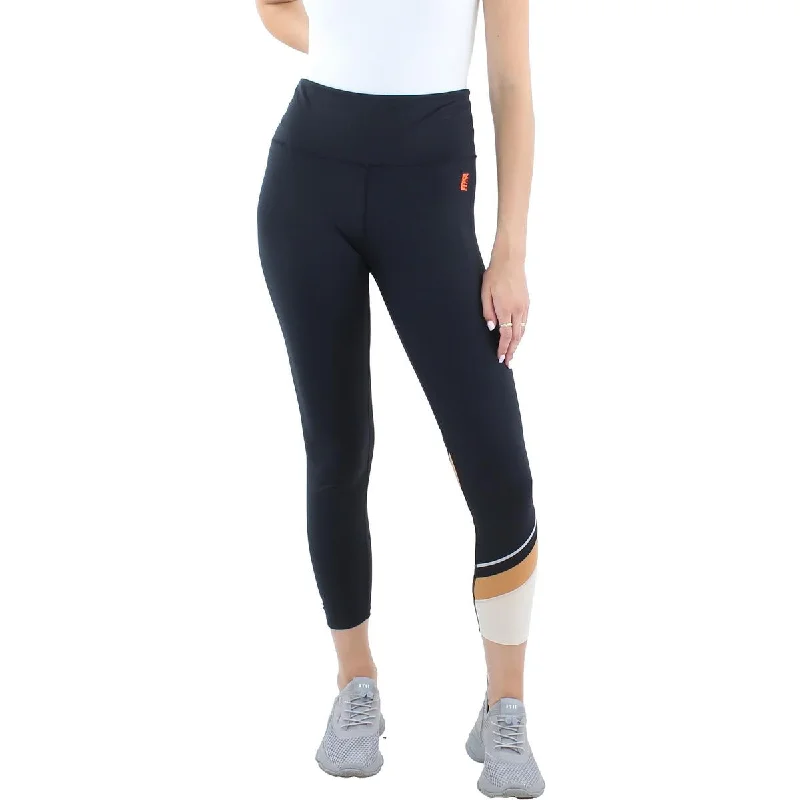 P.E Nation Womens Colorblock Workout Athletic Leggings