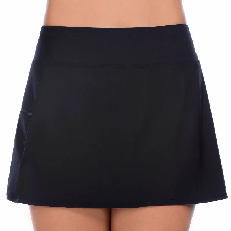 Swim Skirt/Skort Swimsuit Bottom with Attached Boy Leg Short - Available in 2 COLORS