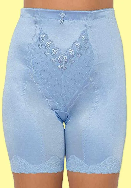 Plus Size Control Panty Girdle with Super Firm Support Blue