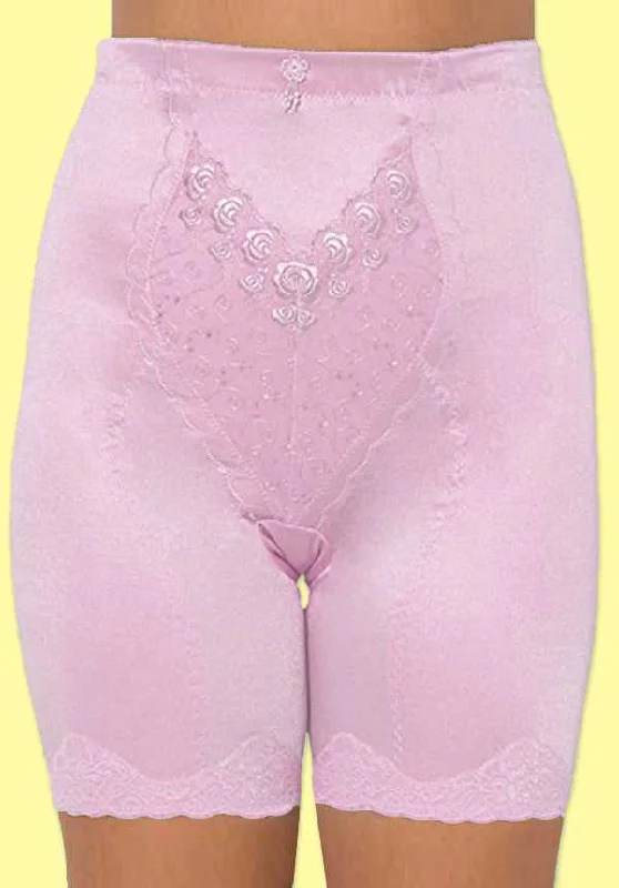 Plus Size Control Panty Girdle with Super Firm Support Pink