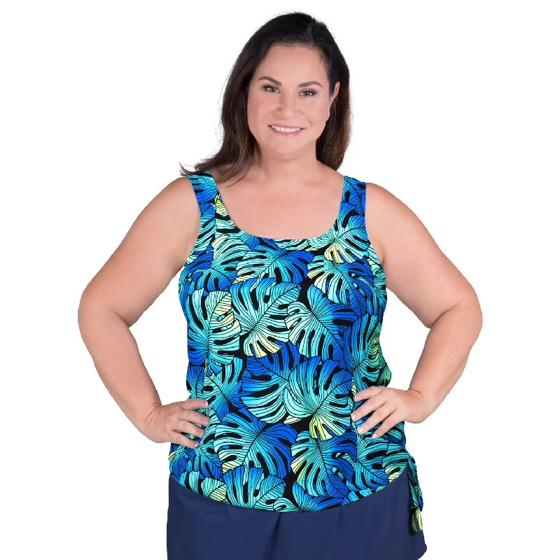 * Special Price * Women's Long Swimwear Top by Topanga  - Indigo Isle