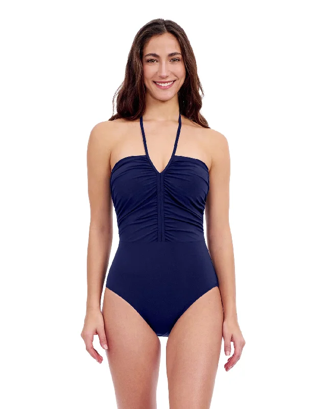 Profile By Gottex Tutti Frutti Bandeau One Piece Swimsuit