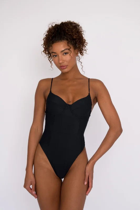 Rachel One Piece - Black