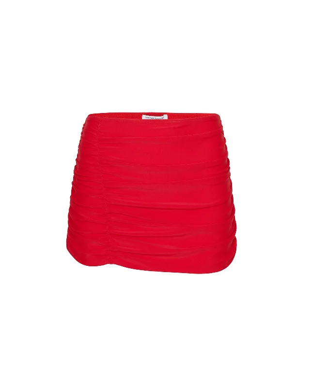 Ruched Swim Skirt