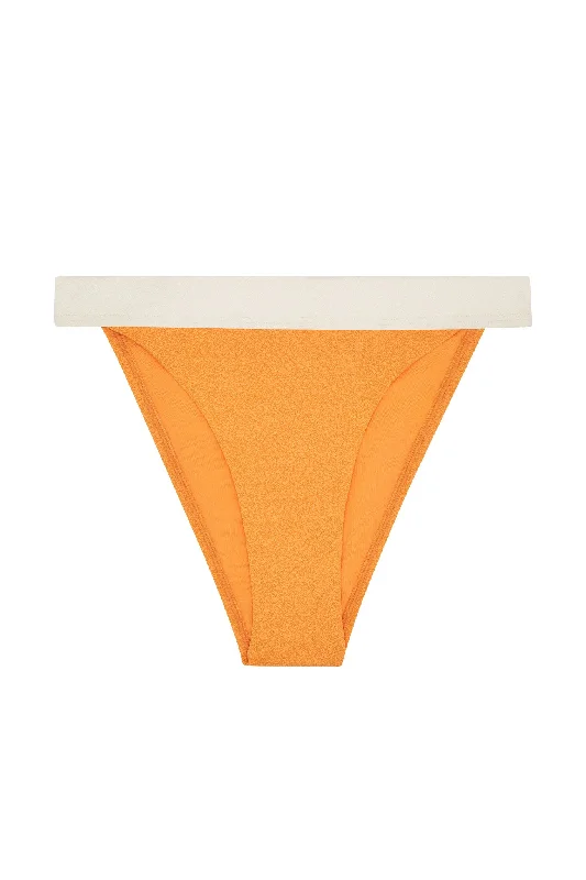 Santorini Bottom - Clementine/Ivory Boucle