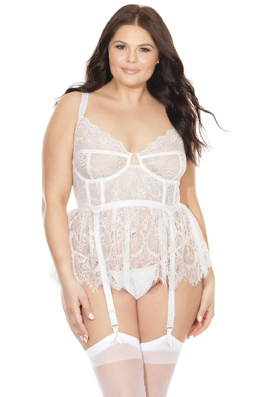 Shy Bride- Plus Size Bustier