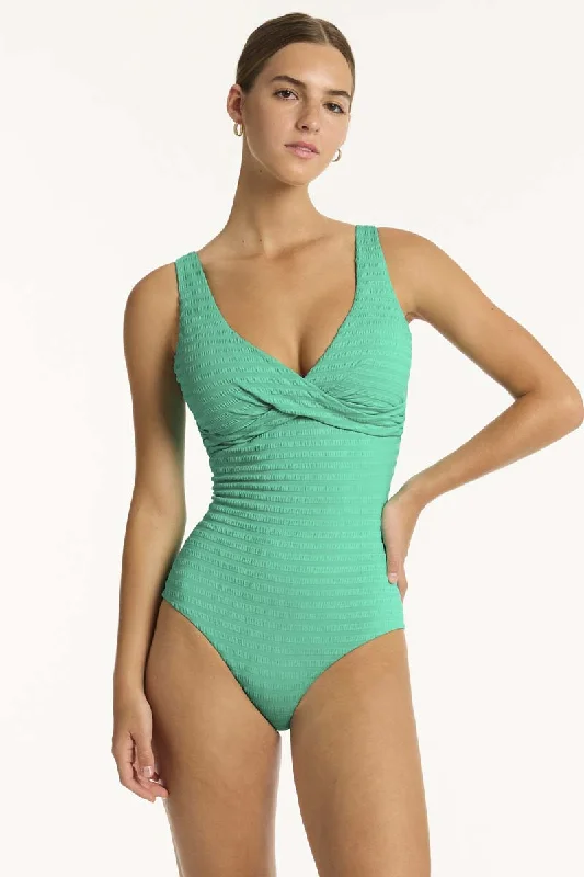 Capri Cross Front One Piece