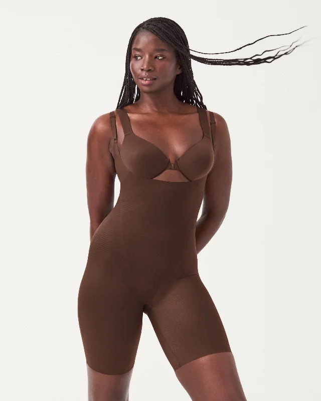 SPANXshape™ Invisible Open-Bust Mid-Thigh Bodysuit