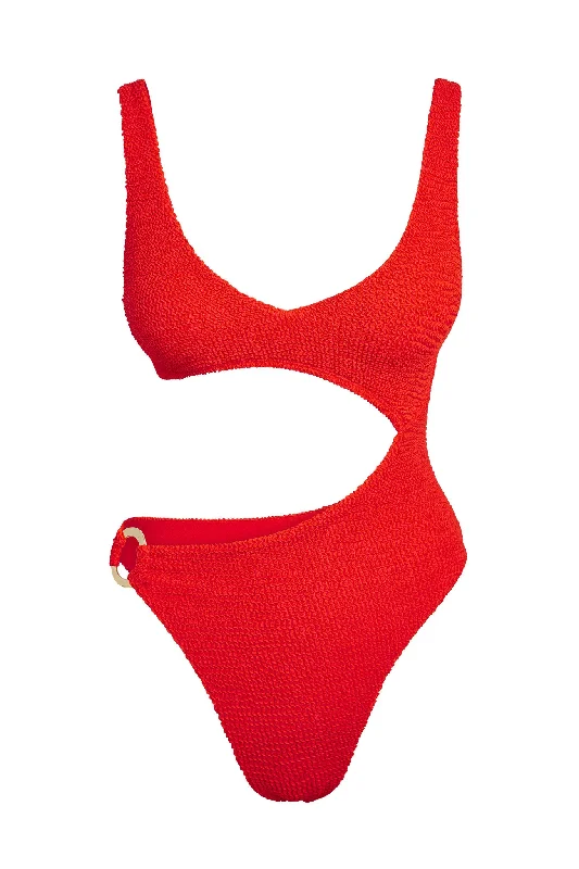 St. Barth's One Piece - Chili Pepper Crinkle