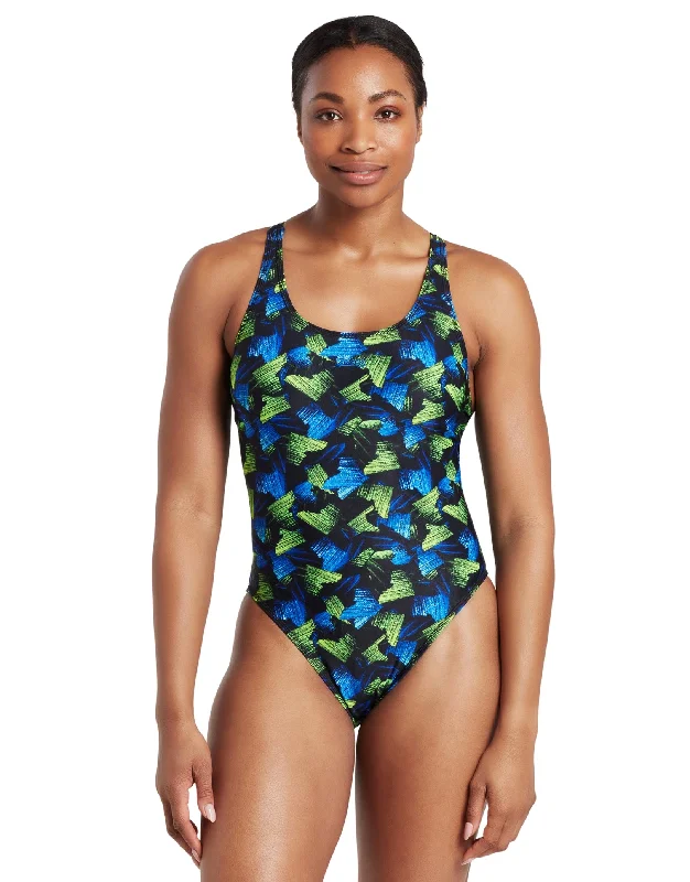 Swell Masterback Swimsuit - Black/Green