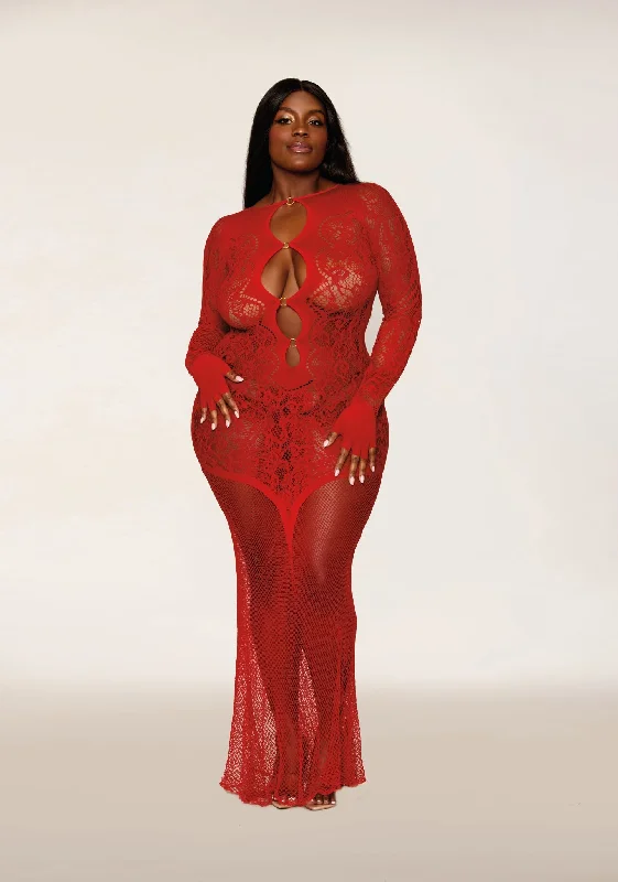 TISSSSSS HAWT!! Plus Size Long Dress