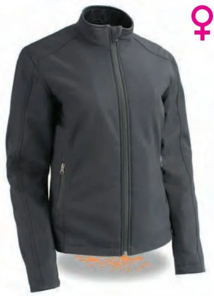 Women’s Waterproof Lightweight Zipper Front Soft Shell Jacket