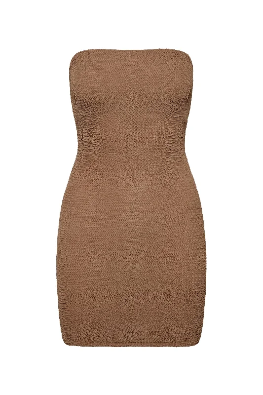 Bimini Dress - Husk Crinkle