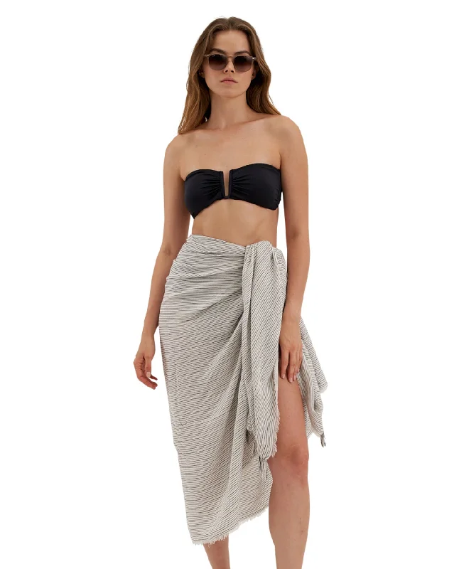 Gottex Beach Life Ocean Cover Up Sarong Wrap Skirt