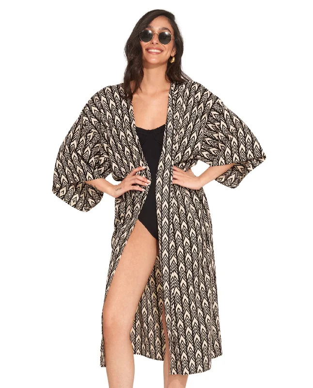 Gottex Beach Life Karen Midi Cover Up Kimono