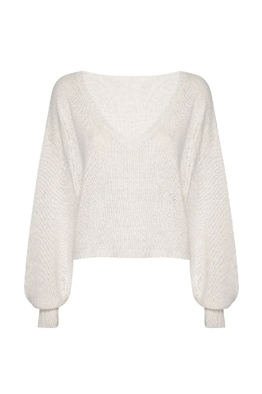 Hamilton Island Sweater - White