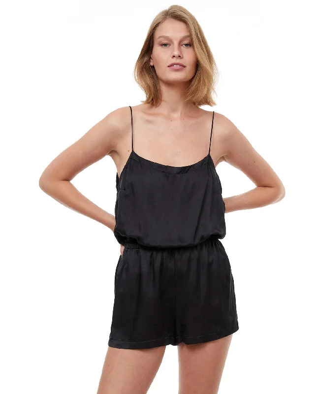 Luma Retro Glow Short Thin Strap Romper Cover Up