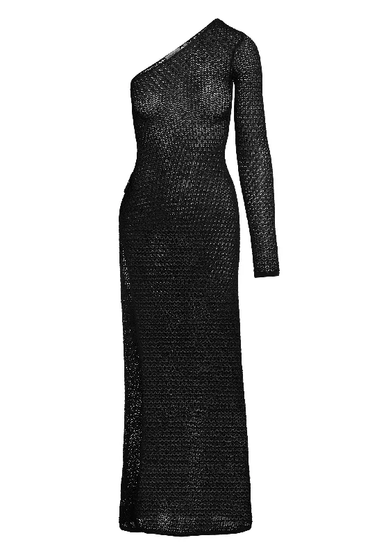 Palermo Dress - Black Lace Crochet