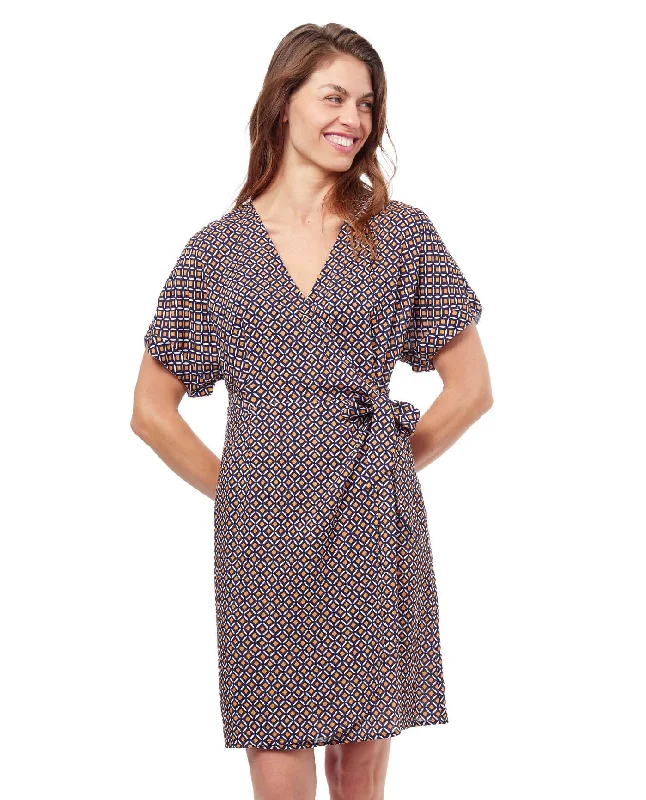 Profile By Gottex Let It Be V-Neck Side Tie Shirt Dress Cover Up