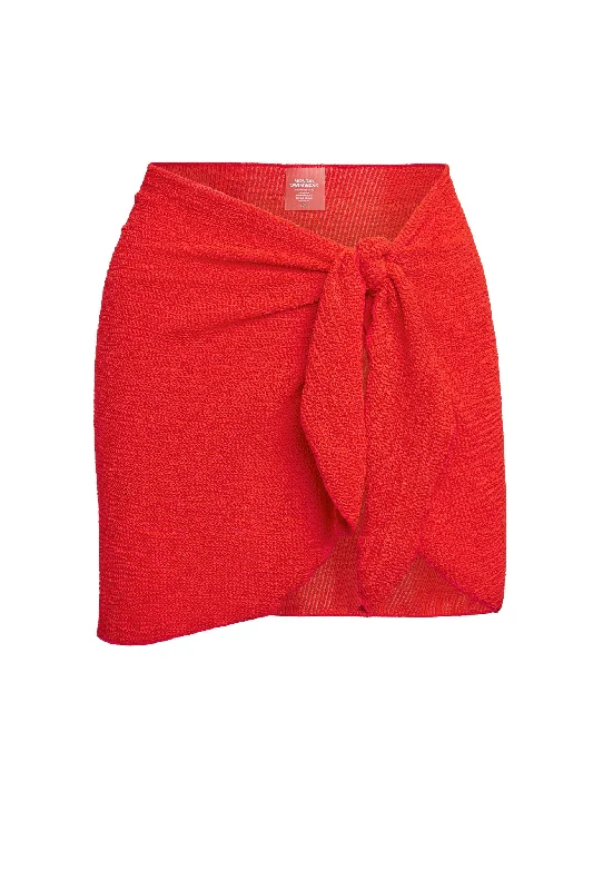 St. Barth's Skirt - Chili Pepper Crinkle