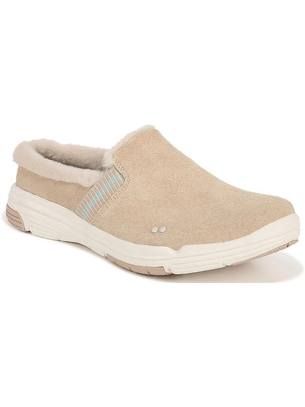 Alaska Womens Suede Slip On Mules