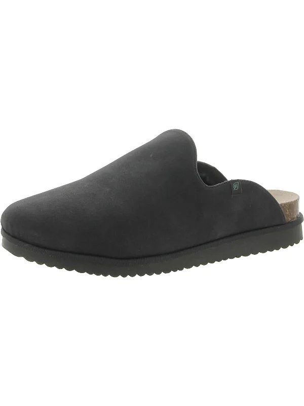 Amelia Womens Faux Fur Lined Slip-On Mules